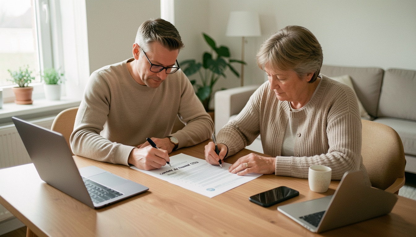 Modèle de contrat de travail CESU : clauses et conseils